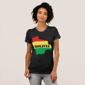 Kaart van de Bolivia T-shirt (Voorkant volledig)