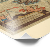 kaart van de Britse eilanden, 1552 - 1629 Foto Afdruk (Hoek)