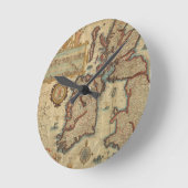  kaart van de Britse eilanden, 1552 - 1629 Ronde Klok (Hoek)