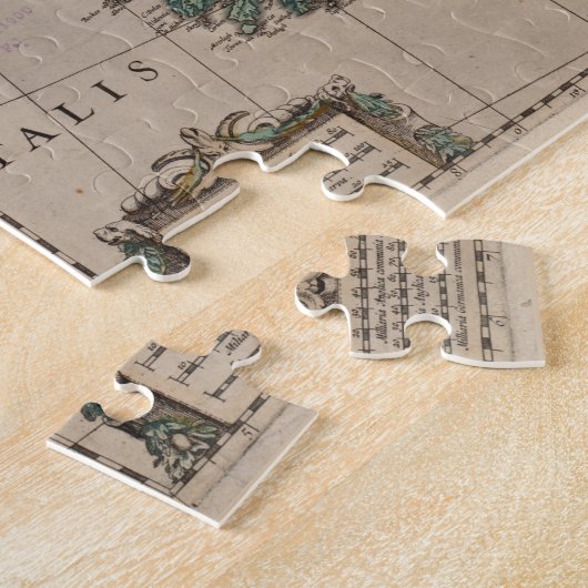  kaart van de Britse eilanden (1617) Legpuzzel (Zijkant)