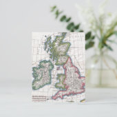  kaart van de Britse eilanden (1780) (Staand voorkant)