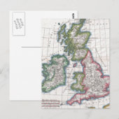  kaart van de Britse eilanden (1780) (Voorkant / Achterkant)