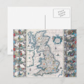 Kaart van de Britse eilanden 2 (Voorkant / Achterkant)