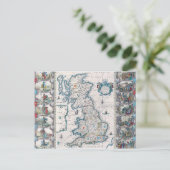 Kaart van de Britse eilanden 2 (Staand voorkant)