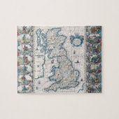 Kaart van de Britse eilanden 2 Legpuzzel (Horizontaal)