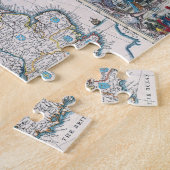 Kaart van de Britse eilanden 2 Legpuzzel (Zijkant)