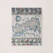Kaart van de Britse eilanden 2 Legpuzzel (Verticaal)