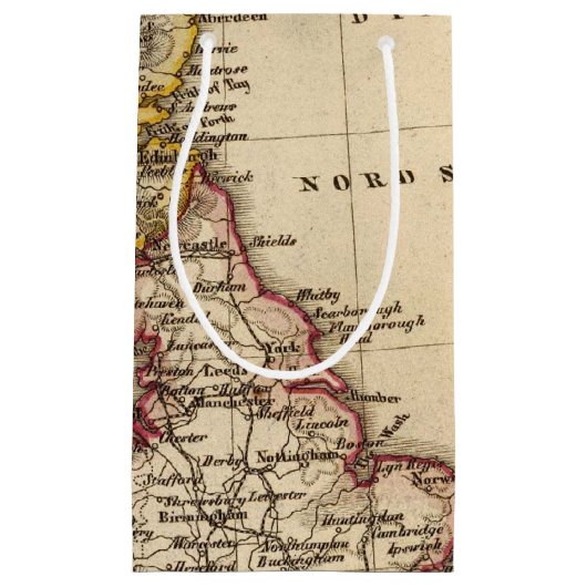 Kaart van de Britse eilanden Klein Cadeauzakje (Voorkant)