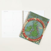 Kaart van de Britse eilanden - Life-Boat-kaart Planner (Display)