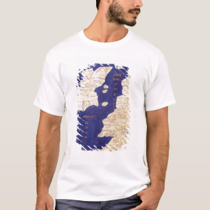 Kaart van de Britse eilanden, uit "Geographia" T-shirt