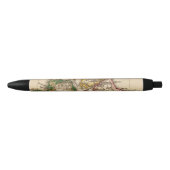 Kaart van de Britse eilanden Zwarte Inkt Pen (Voorkant)