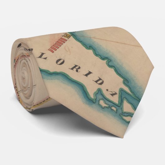  kaart van de Britse strijdkrachten in Amerika (17 Stropdas (Opgerold)