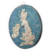 Kaart van de Britse Vintage Poster Dartbord (Voorkant Rechts)