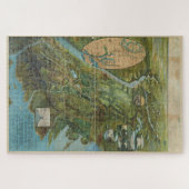  kaart van de Bronx NY (1915) Legpuzzel (Horizontaal)