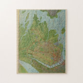  kaart van de Bronx NY (1921) Legpuzzel (Verticaal)