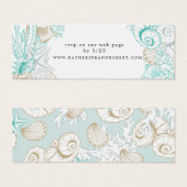 kaart van de bruiloft over kustlijn (Voorkant /achterkant)