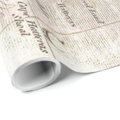 kaart van de buitenbanken (1818) cadeaupapier (Rol Hoek)