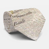  kaart van de buitenbanken (1818) stropdas (Opgerold)