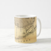  kaart van de buitenbanken (1862) koffiemok (Voorkant rechts)