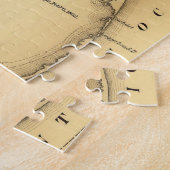  kaart van de buitenbanken (1862) legpuzzel (Zijkant)