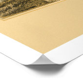 Kaart van de burgeroorlog in Panorama 1861 Poster (Hoek)