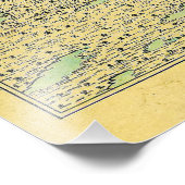 Kaart van de burgeroorlog van Vicksburg Mississipp Foto Afdruk (Hoek)