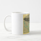 Kaart van de burgeroorlog van Vicksburg Mississipp Koffiemok (Links)