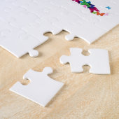 Kaart van de Butterflies van de wereld Legpuzzel (Zijkant)