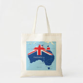 Kaart van de Canvas tas van Australië (Voorkant)
