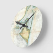  kaart van de Cape Fear (1857) Ronde Klok (Hoek)