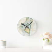  kaart van de Cape Fear (1857) Ronde Klok (Huis)