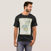 kaart van de Cape Fear (1857) T-shirt (Voorkant volledig)