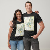 kaart van de Cape Fear (1857) T-shirt (Unisex)
