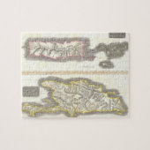 kaart van de Caribische eilanden (1815) Legpuzzel (Horizontaal)