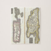  kaart van de Caribische eilanden (1815) Legpuzzel (Verticaal)
