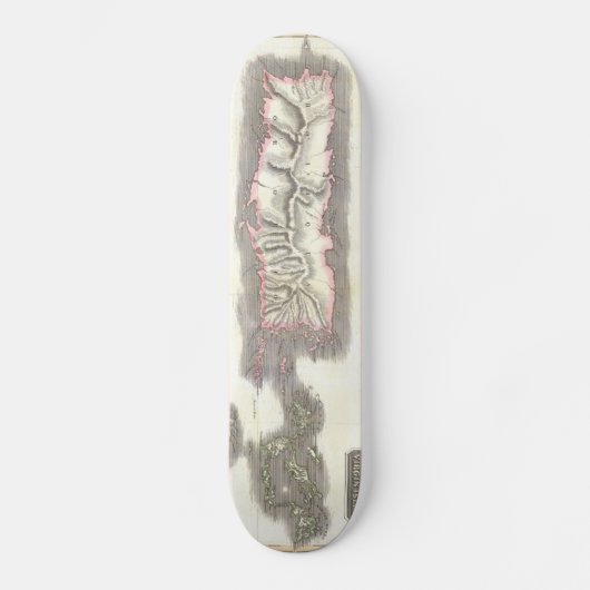  kaart van de Caribische eilanden (1815) Skateboard (Voorkant)