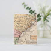  kaart van de Carolinas (1746) (Staand voorkant)