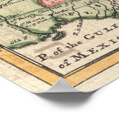  kaart van de Carolinas (1746) Poster (Hoek)