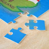 Kaart van de cartoon van de Britse eilanden Legpuzzel (Zijkant)