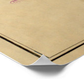  kaart van de Charles (1894) Poster (Hoek)