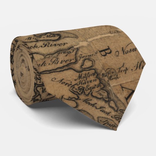  kaart van de Chesapeake Bay (1778) Stropdas (Opgerold)