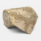  kaart van de Chesapeake Bay (1840) Stropdas (Opgerold)