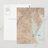 kaart van de Chesapeake Bay (1861) (Voorkant / Achterkant)