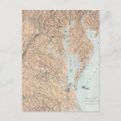  kaart van de Chesapeake Bay (1861) (Voorkant)