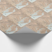kaart van de Chesapeake Bay (1861) Cadeaupapier (Hoek)