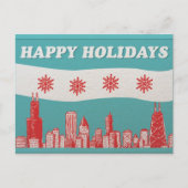 Kaart van de Chicago Holiday Post (Voorkant)