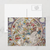 Kaart van de Christelijke constellaties zoals afge (Voorkant / Achterkant)