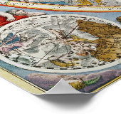 Kaart van de Christelijke constellaties zoals afge Poster (Hoek)