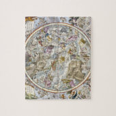 Kaart van de Christelijke constellaties zoals die  Legpuzzel (Verticaal)