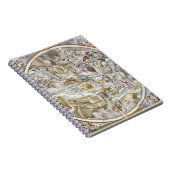 Kaart van de Christelijke constellaties zoals die Notitieboek (Rechterzijde)